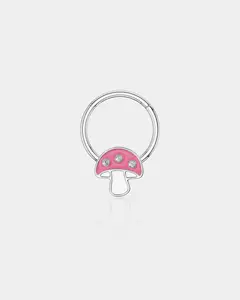 Cute Mushroom Septum Ring