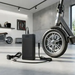 Electric scooter   portable design, ultra-fast charging system, stable battery voltage, and battery/charger protection.