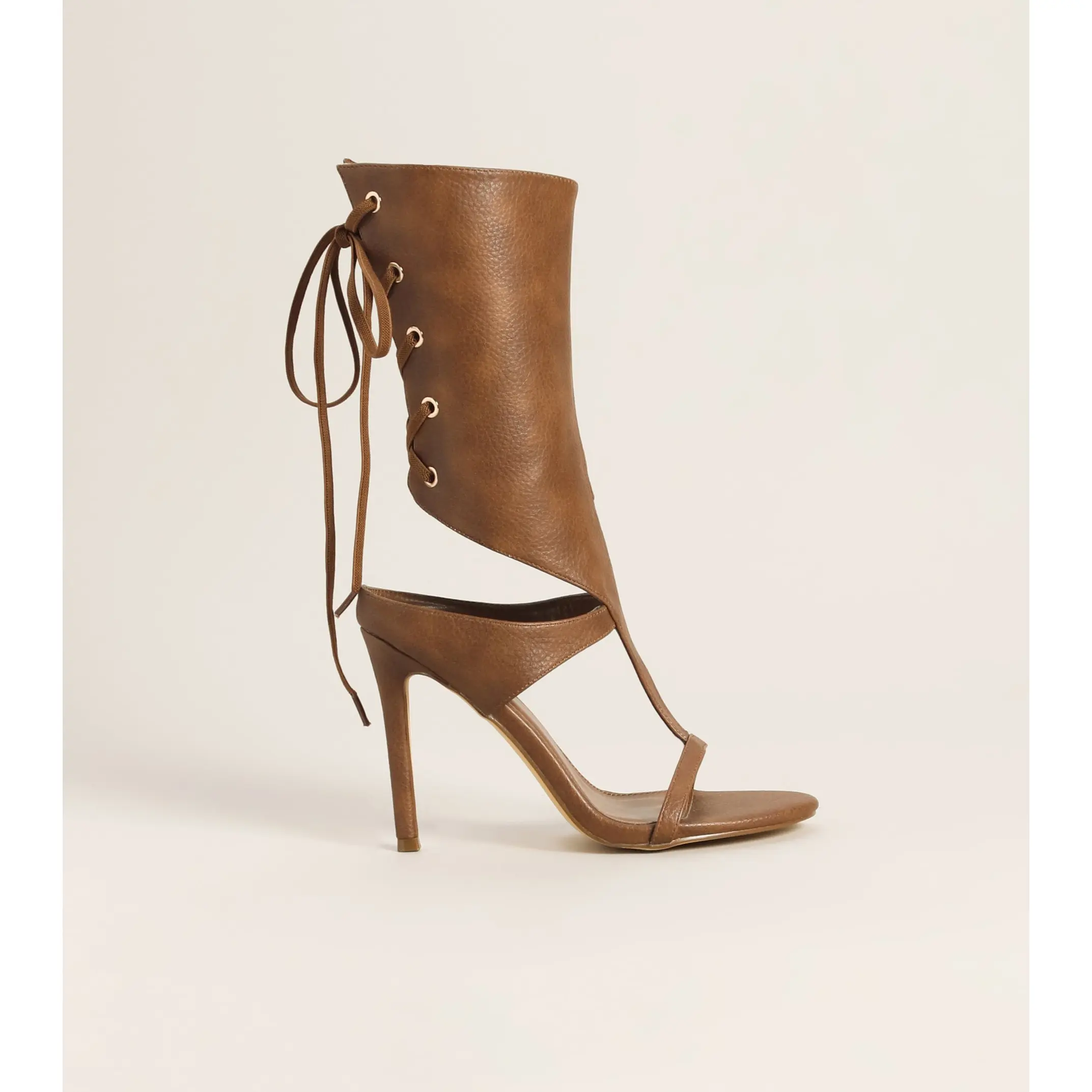 Tied With Attitude Stiletto Heels
