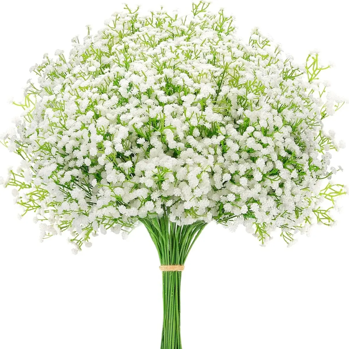 96 Stems of Baby's Breath Artificial Flowers, Bulk Faux Flowers for Home, Table & Wedding Decor