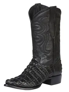 Cowboy boot  El Senor de los Cielos - Caiman  - Black 40842