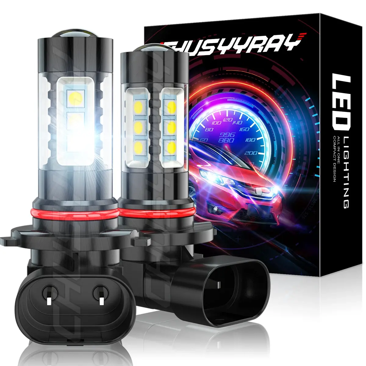 9145 H10 9140 6500K White LED Fog Light Bulbs For Ford F150 F250 F350 Super Duty  Headlight Headlamps Replacement Car Accessories Truck