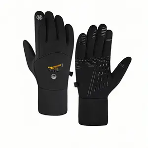 1 pair with Liebherr Equipt crane graphic Workers Heavy rys Machinwinter gloves sports gloves Touch Screen cold proof Daily Use adult warm gloves Warmest birthday gifts Popular Trendy Premium Quality