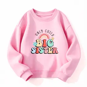 Big Sister Shirt Toddler Shirts Promoted to Big Sister Announcement Big Sis Hoodie Little Kids Top 2-13T 2-13Y Sweatshirt