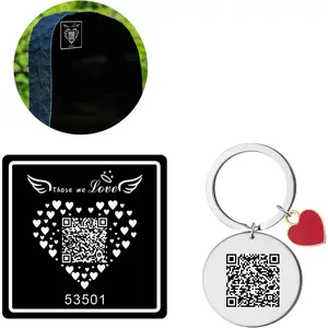 QR Memorial Webpage and QR code Memorial Plaque for Cemetery Headstone Grave Marker, Sympathy Gifts for Loss of Loved ,Collect Memories, Photos, Messages from Family/(Medallion + )