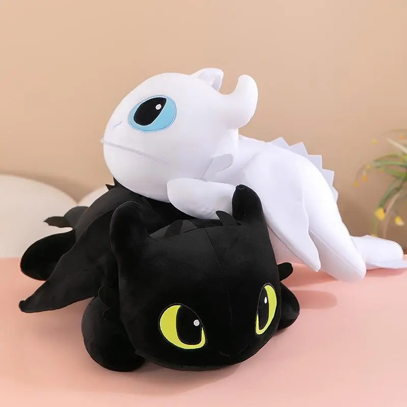 15.75in/40cm Kawaii How to Train Your Dragon Toothless Plush Collectible, Dragon Taming Master Themed Toy, 8-10 Years & Over 14 Years Gift, Stress Relief Pillow Party Model