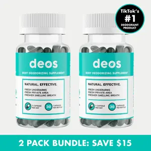 Full Body Deodorant Supplement |   DEOS Internal Deodorant Full Body |   Multi Pack