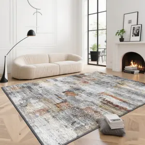 Velvet + soft and comfortable modern abstract style mottled texture pattern printed carpet, home decoration carpet, living room large carpet sofa cushion entrance mat coffee table mat bedroom carpet bedside mat