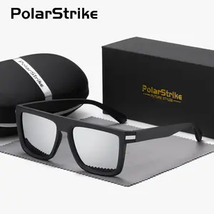 PolarStrike Unisex Casual Stylish Square Frame Outdoor Polarized Sunglasses UV400