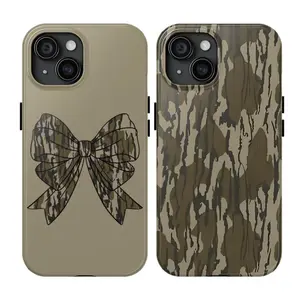 Camo Couple Phone Case, Old School Matching Phone Cases Compatible With iPhone
