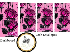 XOXO Dashboard and custom cash envelopes