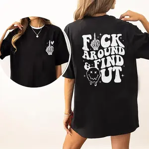 Unisex Street Wear Top, Funny T-shirt for Women, Funny Saying Womenswear,  Fabric Casual Outfit For Women