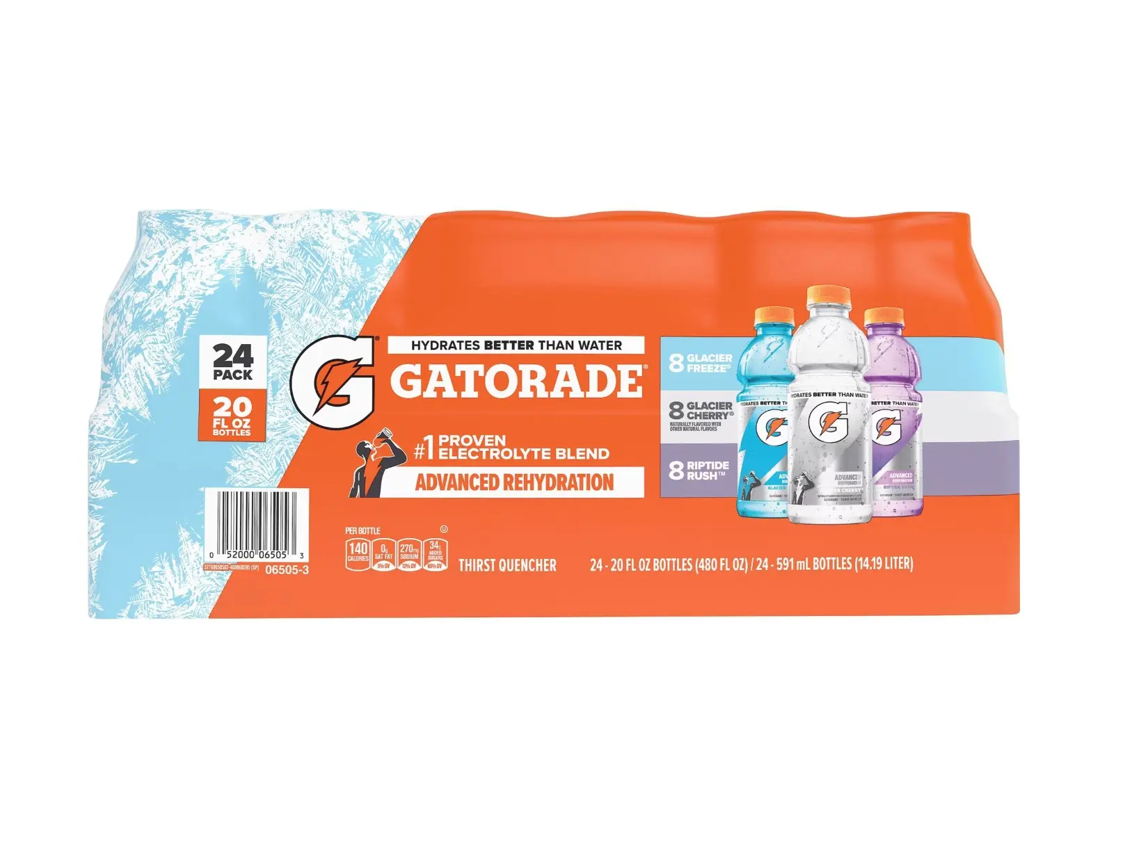 Gatorade Frost Thirst Quencher Variety Pack, 20 fl oz 24 pk