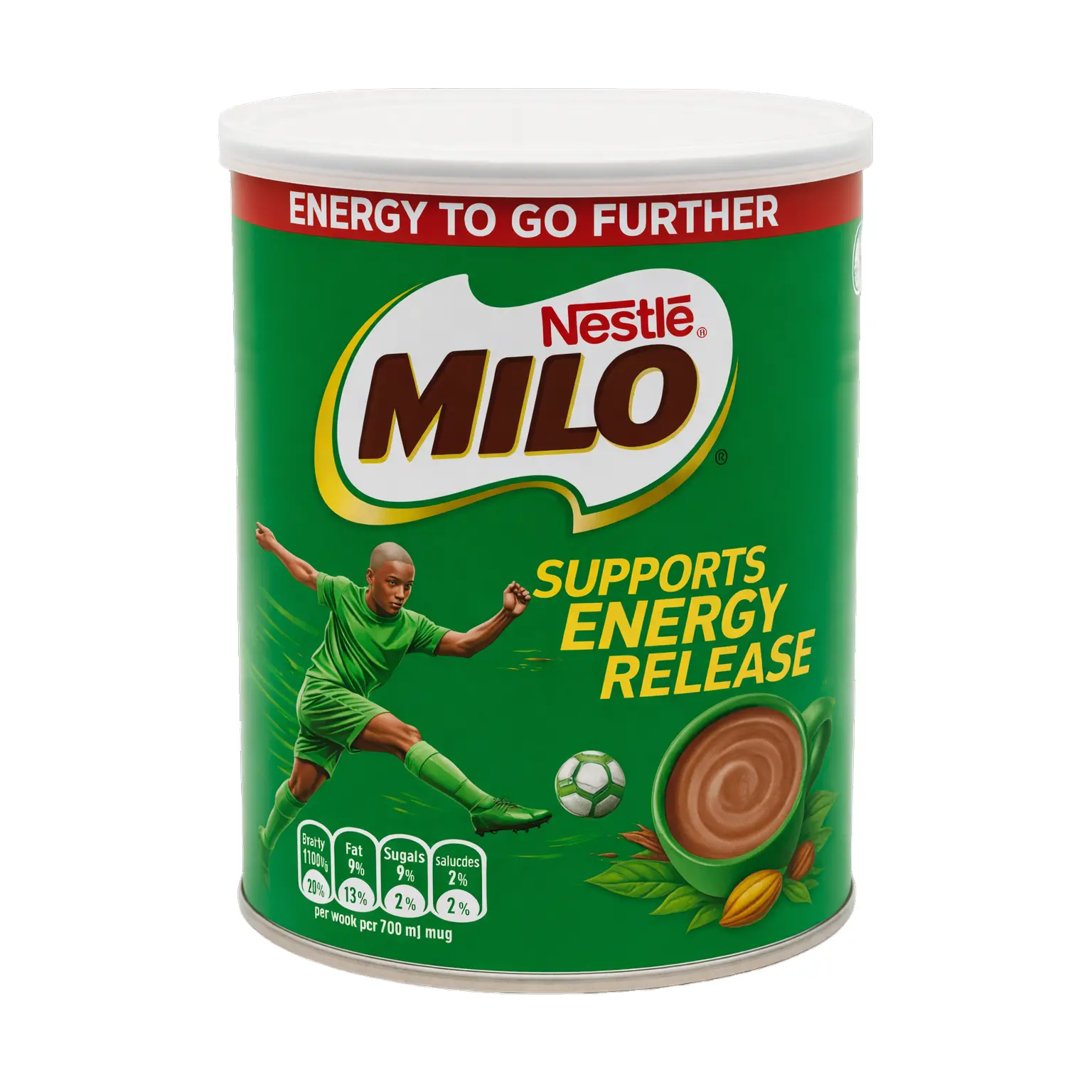 Nestle Milo Instant Chocolate Mix, 400g Sugar-Salt-Cocoa-Milk Powdered Beverage, Pantry Cupboard Staple Chocolate & Malted Drink
