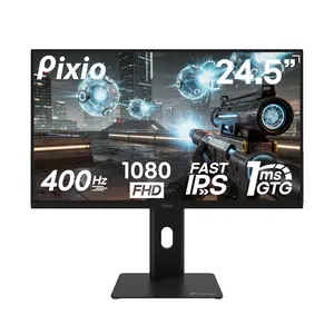 Pixio PX258 Hayabusa 24.5 inch (24 inch / 25 inch Equivalent) 400Hz Refresh Rate FHD 1080p Resolution Fast IPS Panel 1ms GTG Response Time Gaming Monitor