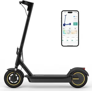 MAXSHOT Electric Scooter for Adults, 10" Tires, 22Mph, 500W Motor, 28 Miles Range, Folding E-Scooter with Dual Suspension,APP
