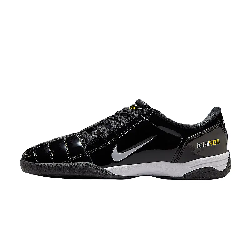 NIKE Total 90 3 SP 'Black' Classic Leather Football Boots for Soccer Enthusiasts, 2025 Performance Sportswear with Responsive Soleplate - Runs Small, Order Up Size, Solid