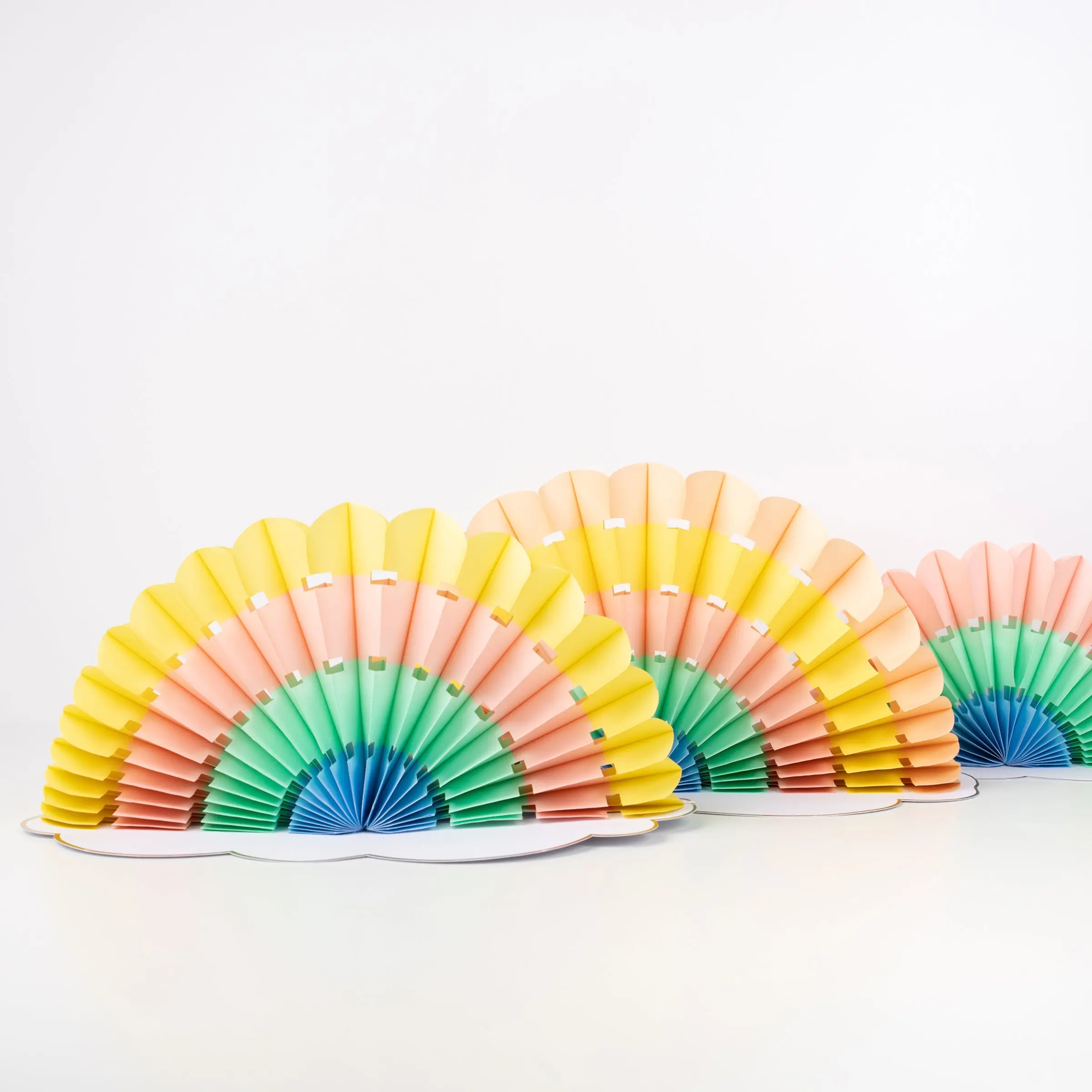 Honeycomb Rainbow Decorations (x 3)