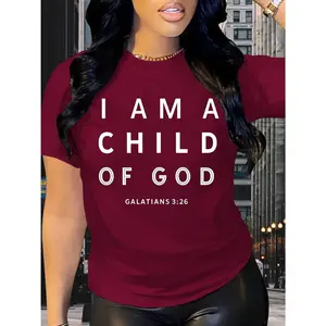 I Am A Child Of God Graphic T-Shirt, Galatians 3:26 Christian Tee, Faith Based Top, Comfort Cotton Shirt, Perfect Gift for Her, Easter Present, Cute Fashion Outfit for Women, Valentine's Day Gift