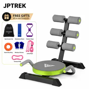JPTREK Ab Machine, Sit-Up & Workout Equipment, Exercise Fitness Machine for Home Gym, Foldable Multi-Function Gym Equipment, Home Workout Gear