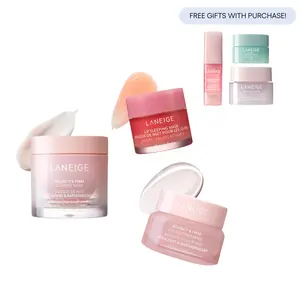 Laneige Dream Trio Bundle, Bouncy & Firm Sleeping Mask, Bouncy & Firm Eye Sleeping Mask, Berry Lip Sleeping Mask, Skincare Set, Hydrating