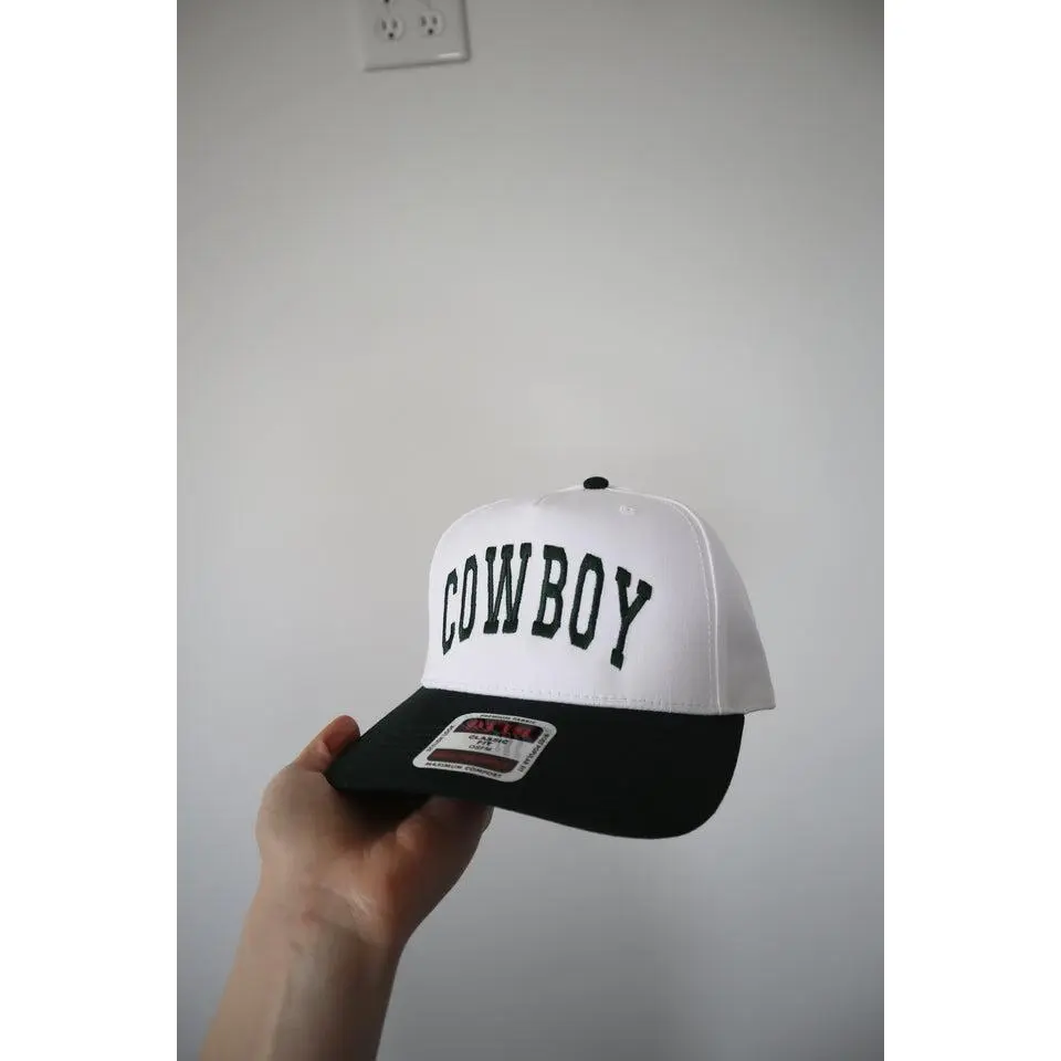 Embroidered 'Cowboy' Hat, Unisex, Adult