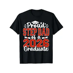 clothing merch Proud Stepfather of a 2026 Graduate, This Unisex T-Shirt Is Perfect for The Graduation Season And Makes a Great Gift for Parents, Friends, Family, And Coworkers for Occasions Like Halloween, Christmas, Thanksgiving, And Veterans Day