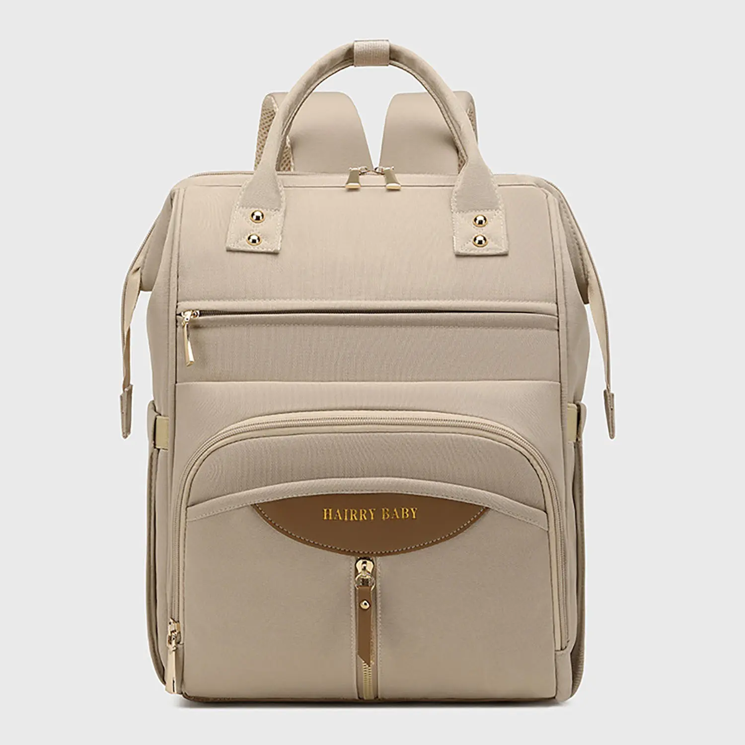Large Size New Fashion Portable Maternity Bag, Main Compartment with Detachable Bottle Pockets, Multi-Layered Mommy Backpack, Diaper Bag Backpack