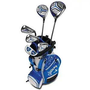 Callaway Golf Xj Junior Golf Set, Level 2, 6 Piece Set, Left Hand, Blue