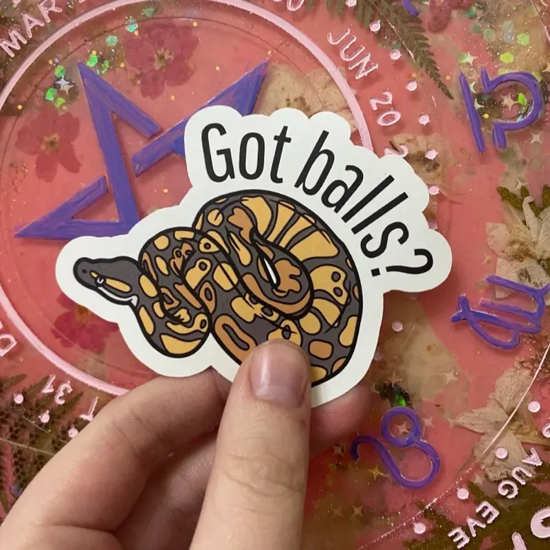 Got Balls? | Ball Python | Funny Sticker | Reptiles | Snakes