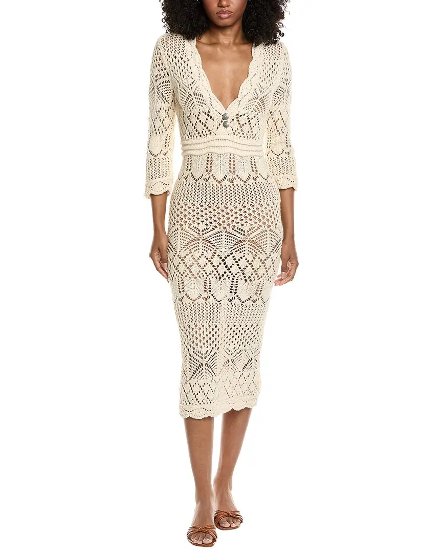 L'AGENCE Dovie Mixed Pointelle Dress