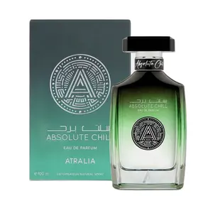 Atralia Absolute Chill 100ml EDP - Citrus Mint Perfume for Men & Women | Green Lemon, Mint, Orange, Blackcurrant | Summer Fresh Long-Lasting Fragrance
