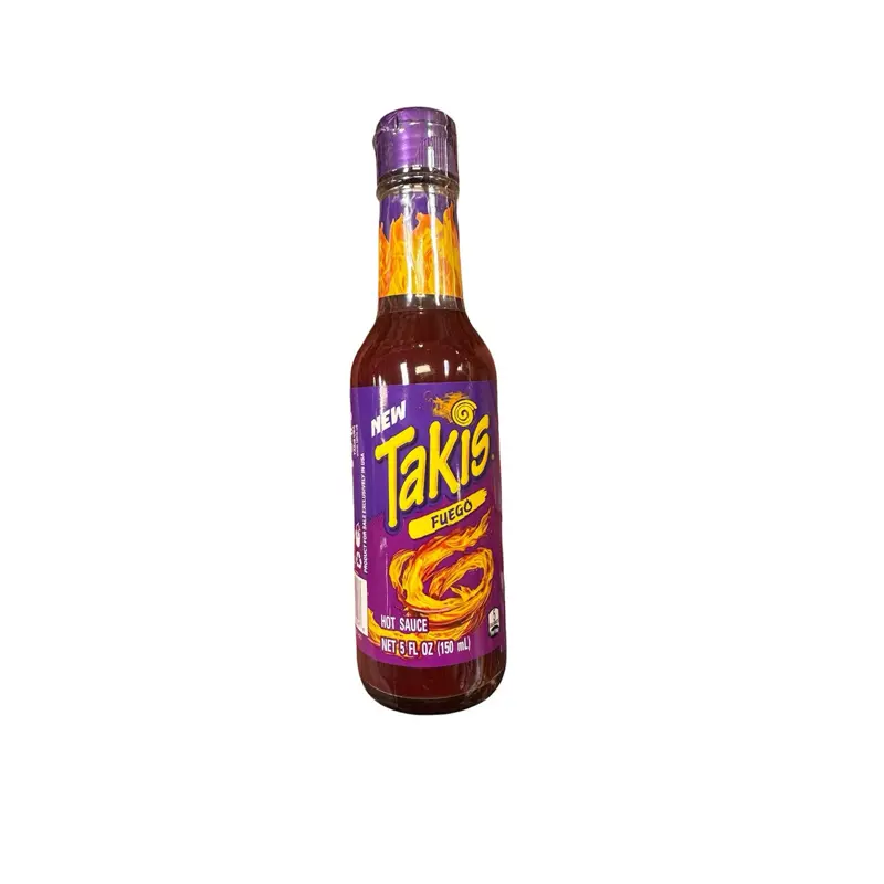 New Takis Fuego Hot Sauce- 1 Bottle (5 FL Oz )