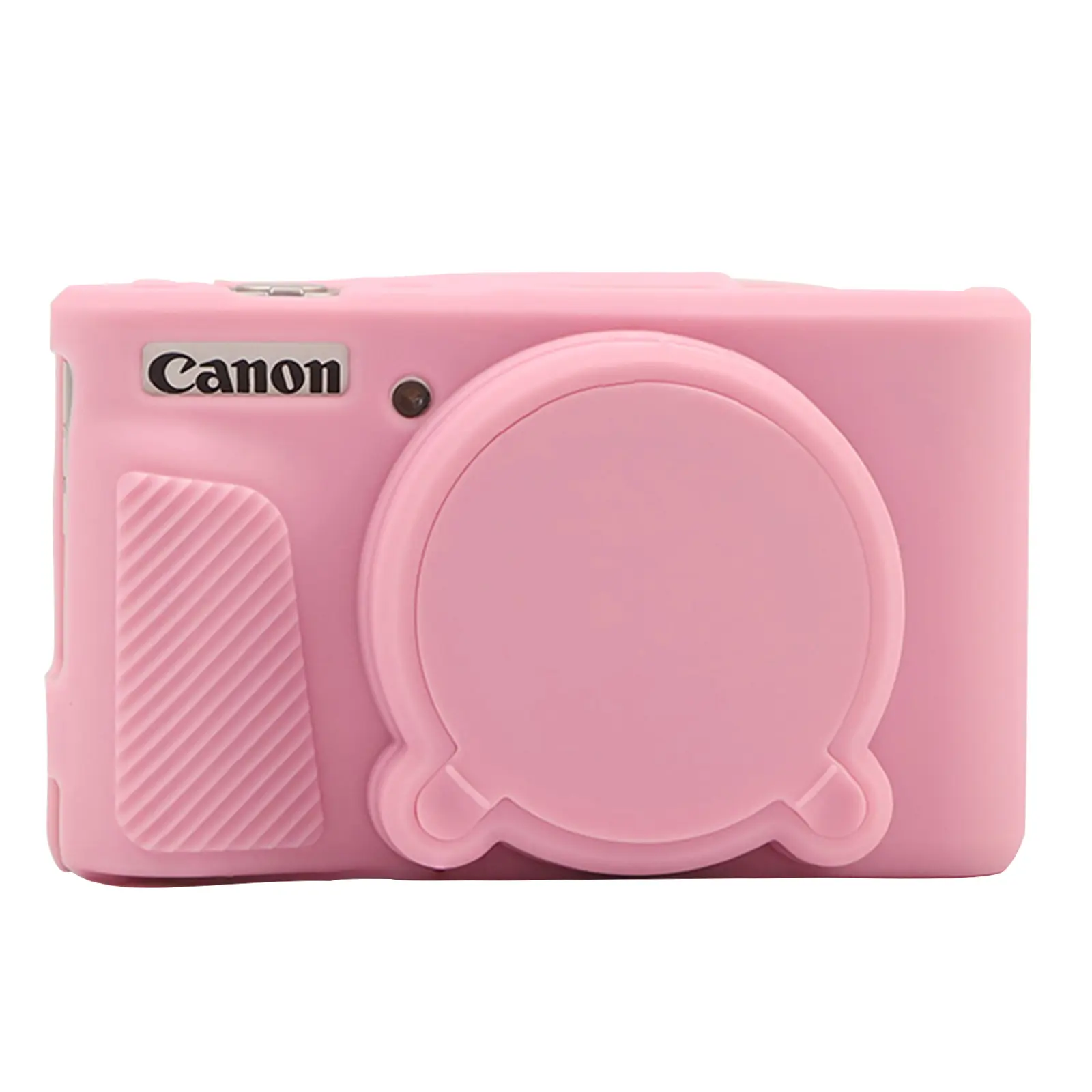Easy Hood Silicone Camera Protective Case for Canon PowerShot SX740 HS with Removable Lens Cap, Soft and Anti-Scratch Camera Body Skin Protection Cover(Case Only)