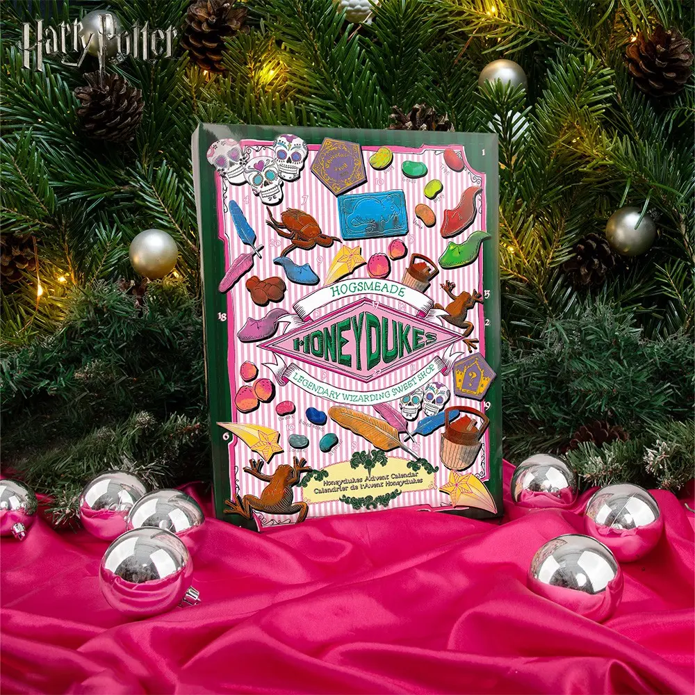 Harry Potter Advent Calendar, 24-Day Mystery Blind Box, Hobby Box, Hogwarts-Themed Count-Down Surprises, Surprise Pack, Perfect for Fans & Gifts