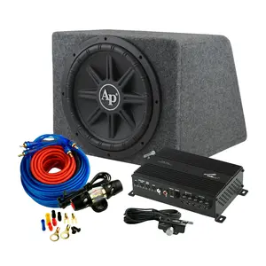 Audiopipe APSB-12112PX Single 12" 500W RMS Bass Package w/ Amp, Wires & Box