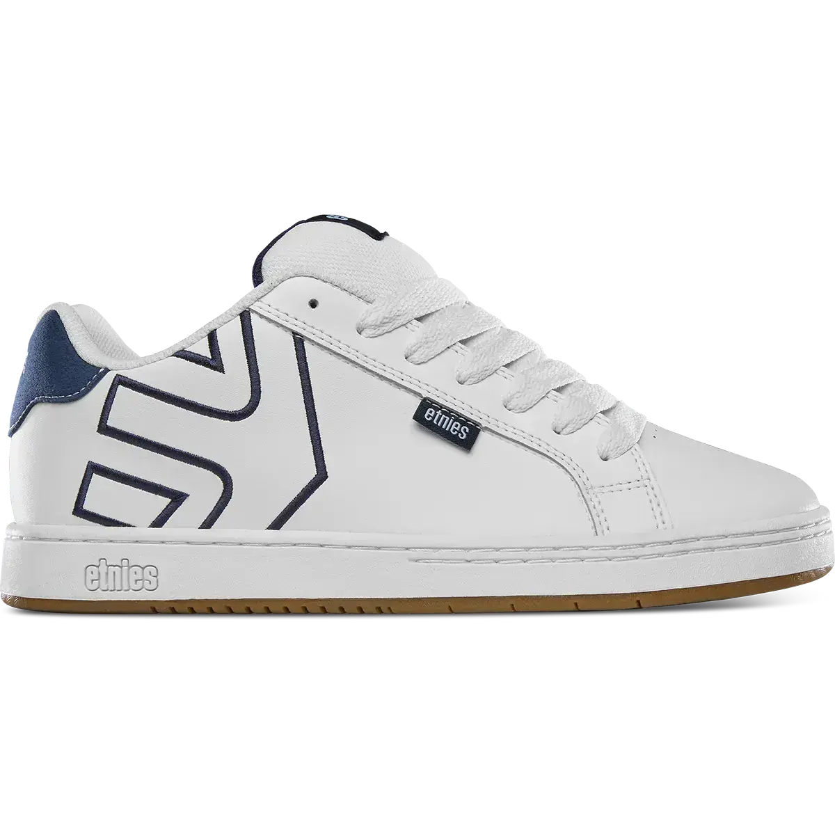 etnies Fader White Retro Skate Shoes, All-Day Cupsole Comfort, Wide Padded Suede, Grippy Outsole, 90s Skate Classic Reissued Sneakers, Skateboarding Shoes, Bold Logo, Grippy Sole, Suede Upper, Casual, Sports Shoes