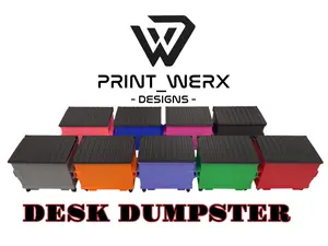 Desk Dumpster for desk orginization.