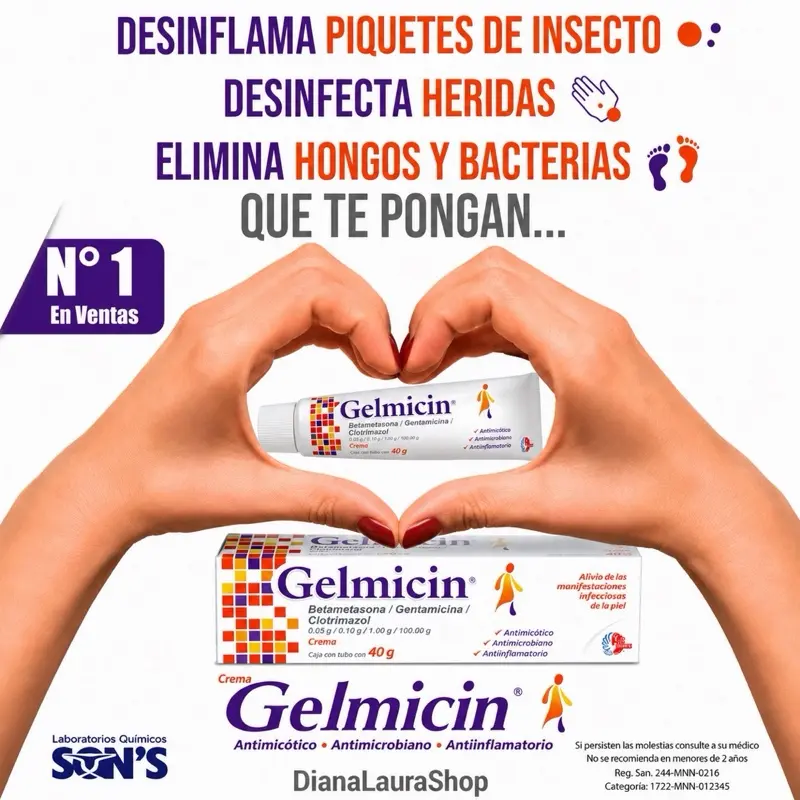 Gelmicin 4 piezas Gelmicin 4 piezas