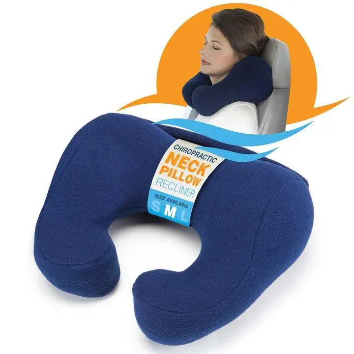 Firm Chiropractic Neck Pillow for Neck Pain Relief – Ergonomic Orthopedic Support Pillow Flax + Fiber