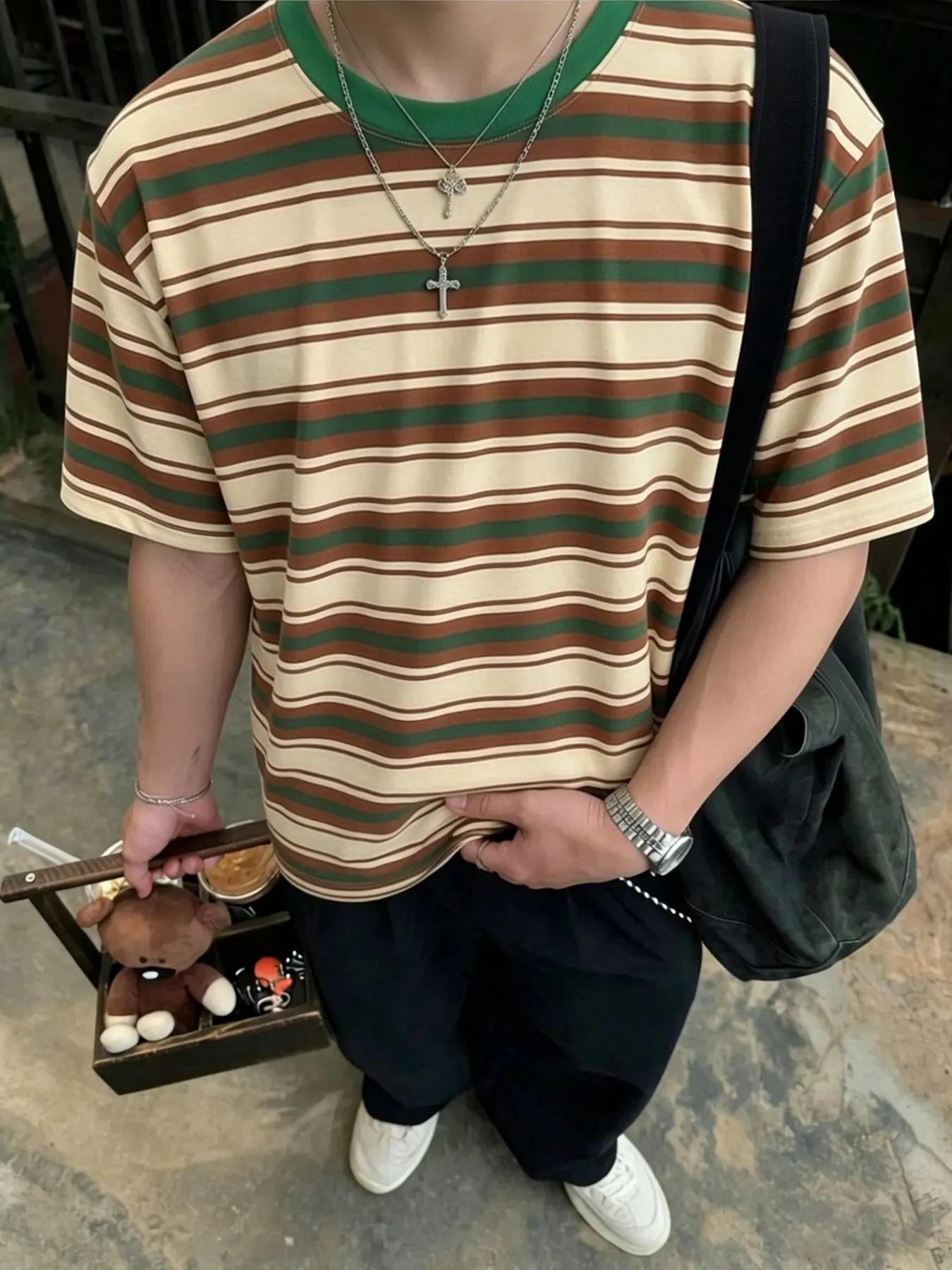 men's 90s striped shirt - TikTok Shop men's 90s striped shirt - TikTok Shop
