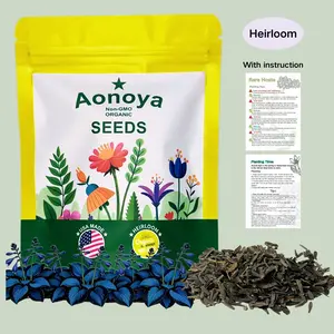 Hosta Seeds Perennial Shade Plant for Garden and Yard Non-GMO USA Made with Instructions for Easy Care and Versatile Growth Landscaping Easy Care