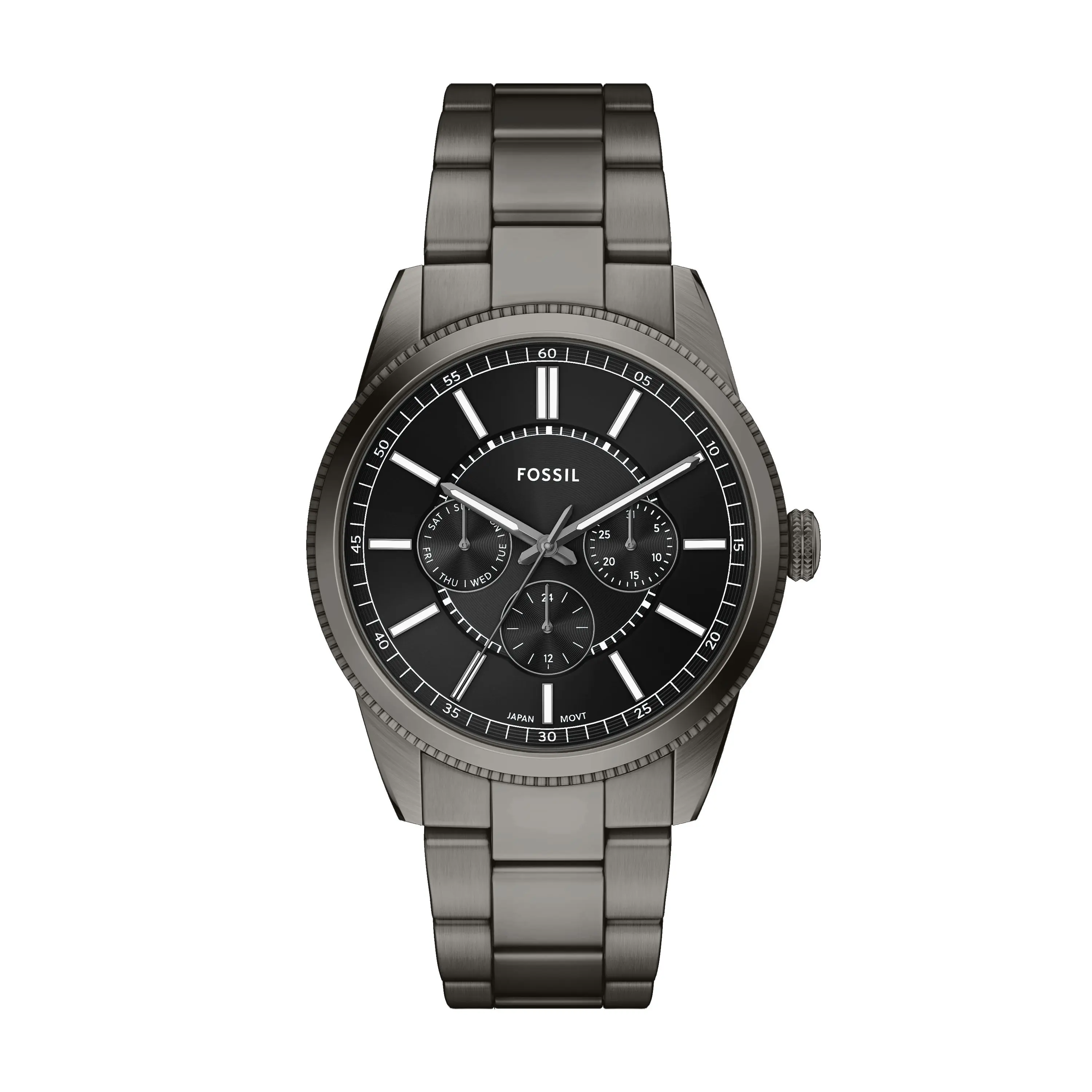 Fossil Men's Pearson Multifunction Gunmetal Stainless Steel Watch