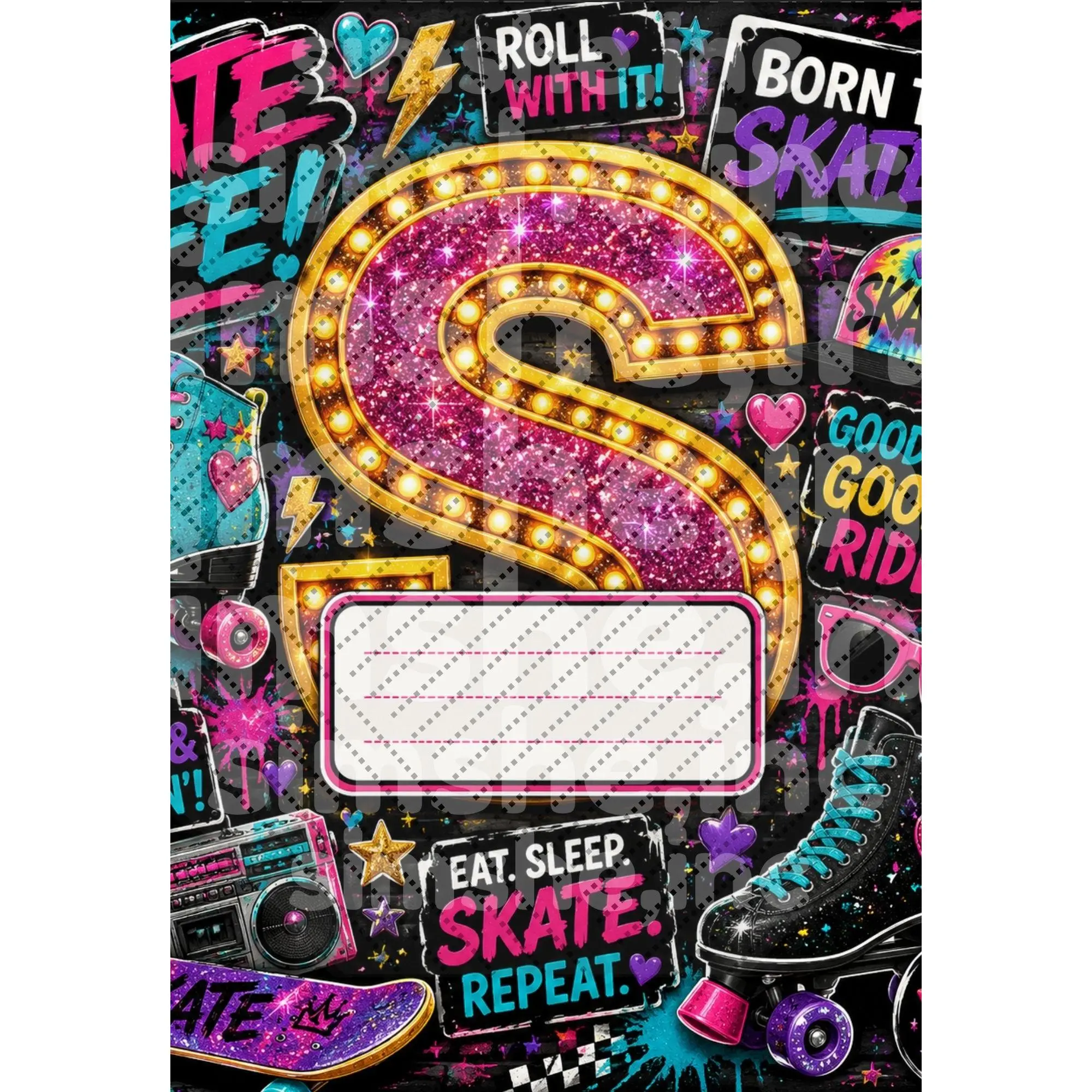 Skate Notebook Cover