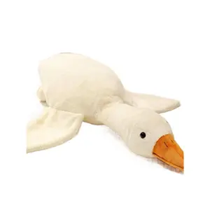 Cute Goose Pillow Plush Toys Creative Animal Design Kids Gift Stuffed Animal Companion Toy Summer Vibes Birthday Idea for Children