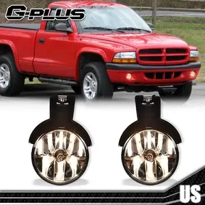 Left & Right Fog Lights Pair Set Fit For 97-00 Dodge Dakota/98-00 Durango Pickup