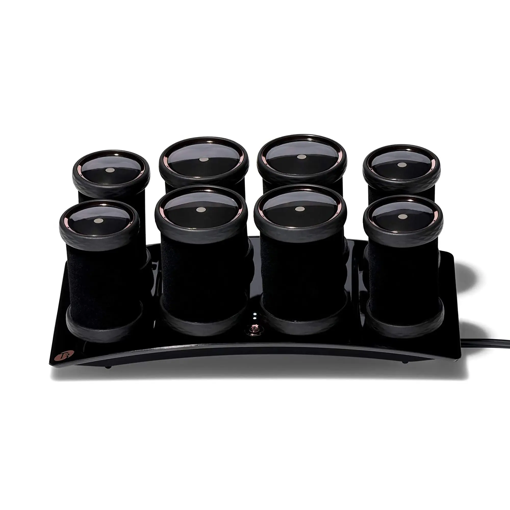 T3 Volumizing Hot Rollers LUXE - 4XL & 4LG Set with T3 HeatCore Tech for Lasting Volume Shine & Texture - Heatless Styling Tools
