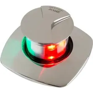 Sea-Dog 400054-3 LED Pop Out Combination Bow Navigation Light, 2 nm Visibility, Cast Stainless Steel, Corrosion Resistant, IP67 Waterproof