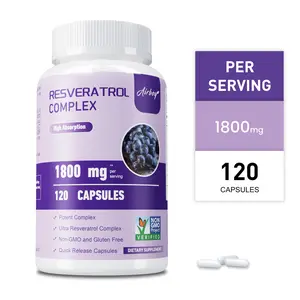 Airboy dietary supplements support cardiovascular health and contain ingredients such as resveratrol complex and Polygonum cuspidatum extract. 120 capsules, 1800 mg.