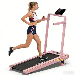 Cute but Powerful – Pink Folding Treadmill for Home Workout, Walking, Jogging, and Cardio Training